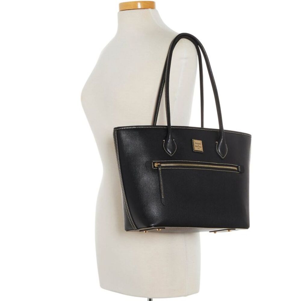 Dooney & Bourke Saffiano Tote - Black - Picture 4 of 4
